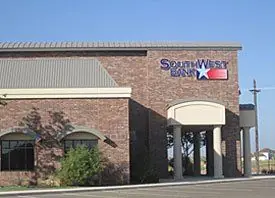 SouthWest Bank branch exterior in brick and stone